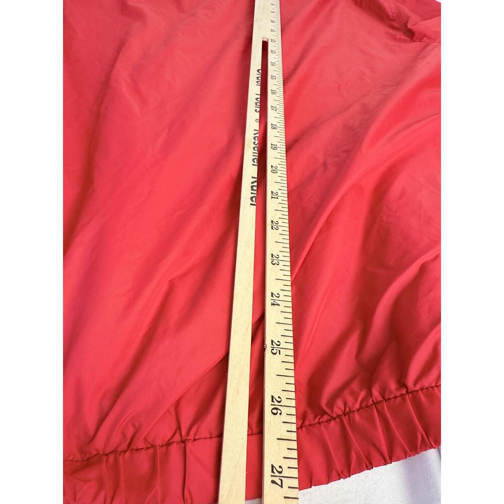 Ecko Unlimited Womens Red Front Zipper Multiple Pockets Windbreaker Jacket M - Picture 11 of 15